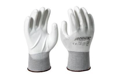 4tecx Handschoen PU wit maat 10 VE=3 - 4054800170