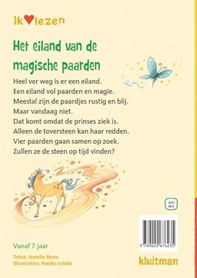 Kluitman Boek AVI M4 Het Eiland van de Magische Paarden