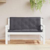 VidaXL Tuinbankkussens 2 st 120x50x7 cm oxford stof antracietkleurig - thumbnail