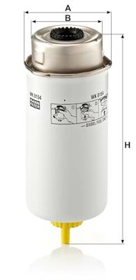 Brandstoffilter WK8154 Brandstoffilter WK8154