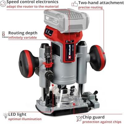 Einhell TP-RO Kit Li BL Solo - Accu Boven-/Kantenfrees | 18V | In koffer - 4350410 - 4350410 - thumbnail