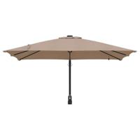 Tuinparasol Taupe 248.5 x 247.5 x 160 cm Stof - thumbnail