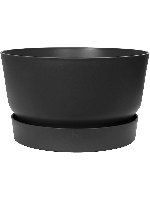 Elho Greenville schaal 33 cm living black - thumbnail
