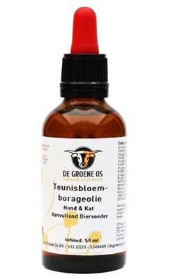 De Groene Os Teunisbloem-Borageolie Hond & Kat De Groene Os Teunisbloem-Borageolie Hond & Kat