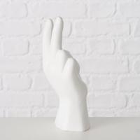 Boltze Home Beeld hand h19cm goud of wit - thumbnail