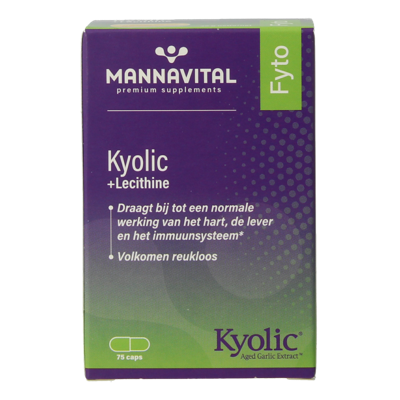 Mannavital Kyolic + lecithine 75 Capsules