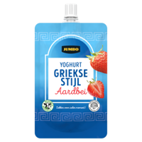 Jumbo Yoghurt Griekse Stijl Aardbei 200 g - thumbnail