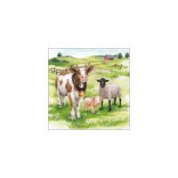 Ambiente servetten 33cm boerderijdieren - thumbnail