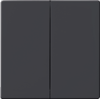 Busch-Jaeger 2CKA001751A2930 Serietoets Afdekking Future lineair Zwart-grijs, Antraciet 1 stuk(s) - thumbnail