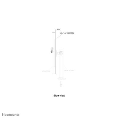 Neomounts NS-PLXPROTECT2 scherm