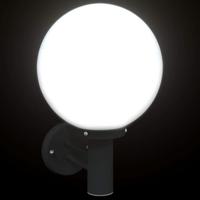 VidaXL Buiten wandlamp zwart 28 x 25 x 38 cm - thumbnail