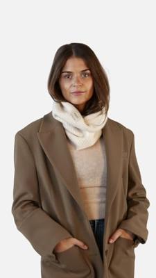 Barts Zias Nekwarmer Dames Cream One Size Barts Zias Nekwarmer Dames Cream One Size