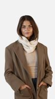 Barts Zias Nekwarmer Dames Cream One Size - thumbnail