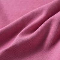 Kindershirt lange mouwen met woord in pailletten 116 frambozenkleur - thumbnail