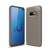 Geborsteld textuur koolstofvezel TPU Case voor Galaxy S10 Lite - thumbnail