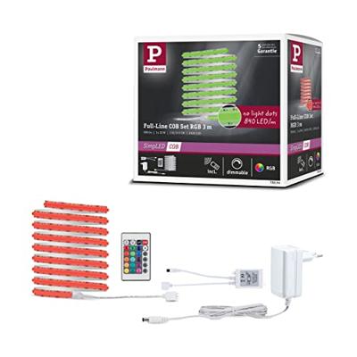 Paulmann 78864 LED-strip basisset Met connector (male) 230 V 3 m RGB 1 set(s) Paulmann 78864 LED-strip basisset Met connector (male) 230 V 3 m RGB 1 set(s)