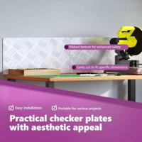 VidaXL Trap tread rechthoekig 2 pcs zilver 50 x 30 cm aluminium - thumbnail