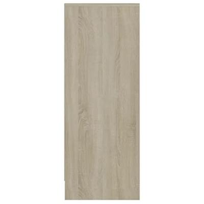Schoenenkast 60x35x92 cm spaanplaat sonoma eikenkleurig