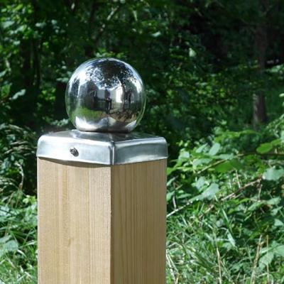 Connex Paalkapje 70X70Mm Met Kogel A2 - HV4322 Connex Paalkapje 70X70Mm Met Kogel A2 - HV4322