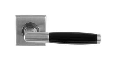 Deurklink Verto massief Ton Model op vierkant rozet geveerd