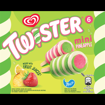 Ola IJs Twister Mini Pineapple 6 x 50 ml bij Jumbo