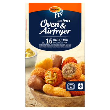 Mora Oven & Airfryer Hapjes Mix 16 x 20 g bij Jumbo