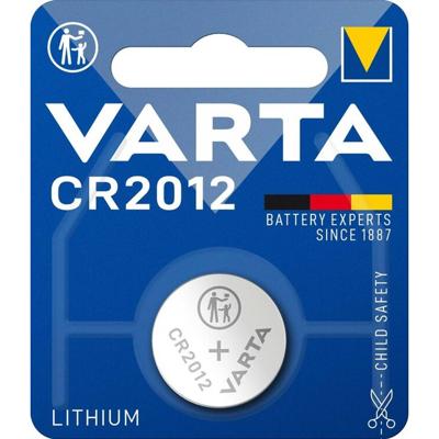 VARTA batterijen Electronics CR2012 Lithium knoopcel verpakking met 1 knoopcel in originele blisterverpakking van 1 exemplaar