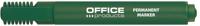 OFFICE products permanent marker 1-5 mm, beitelpunt, groen - thumbnail