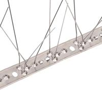 Vogel- en duivenpinnen met 5 rijen 20 st 10 m roestvrij staal - thumbnail