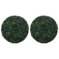 VidaXL Kunstbuxusbollen 2 st 52 cm - thumbnail