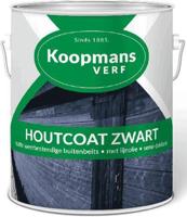 Koopmans Houtcoat Zwart - thumbnail