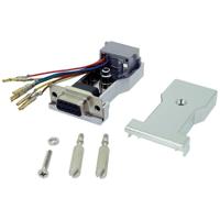 ROLINE DB9 female-RJ45 female 8P/8C 8 aders., zilver - thumbnail