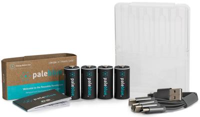 Paleblue Speciale oplaadbare batterij CR123 Li-ion 3 V 860 mAh 4 stuk(s)