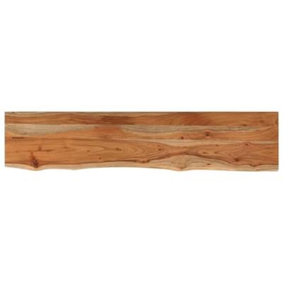 Wandschap rechthoekig natuurlijke rand 110x20x2,5 cm acaciahout Wandschap rechthoekig natuurlijke rand 110x20x2,5 cm acaciahout