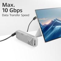 ACT USB 3.0 10Gbps 60W USB Type-C (haaks verticaal) - USB Type-C (haaks verticaal) 2m - thumbnail