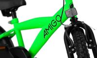 AMIGO Explorer 18 Inch Jongens Terugtraprem Groen/Zwart - thumbnail