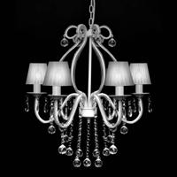 VidaXL Kroonluchter met 2300 kristallen wit - thumbnail