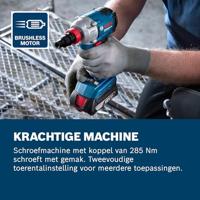Bosch Blauw GDX 18V-285 Accu slagschroevendraaier/slagmoeraanzetter | Exclusief Accu&apos;s en Lader - 06019N2100 - thumbnail