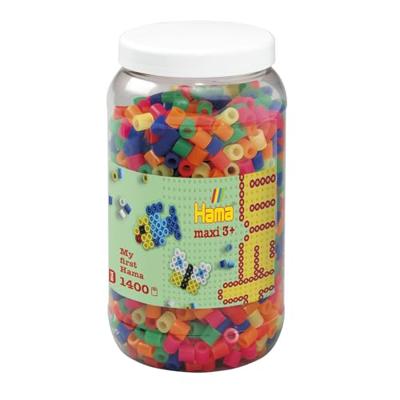 Hama Strijkkralen Maxi Neon 1400 stuks - thumbnail