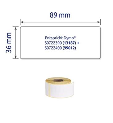 Avery-Zweckform AS0722390 Etiketten 89 x 36 mm Papier Wit 4680 stuk(s) Permanent hechtend Adresetiketten Avery-Zweckform AS0722390 Etiketten 89 x 36 mm Papier Wit 4680 stuk(s) Permanent hechtend Adresetiketten