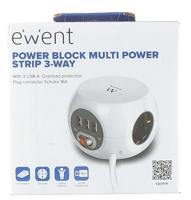 Cube multipluggen Ewent EW3939 USB 5V 2A (1,5 m) - thumbnail