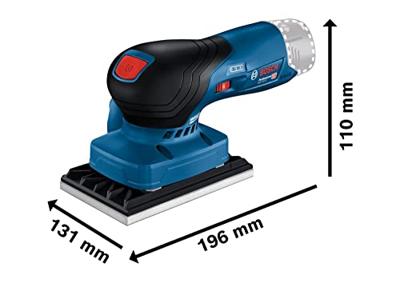 Bosch Blauw GSS 12V-13 | Accu Vlakschuurmachine | 12V | Zonder accu&apos;s en lader - 06019L0000 - thumbnail