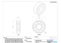 FAG 7303-B-TVP Hoekcontactkogellager, enkele rij Boordiameter 17 mm Buitendiameter 47 mm Toerental (max.) 19600 omw/min - thumbnail