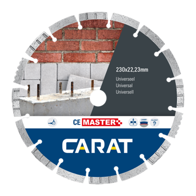 Carat Diamantzaagblad 230 x22.23 universeel ce master Carat Diamantzaagblad 230 x22.23 universeel ce master