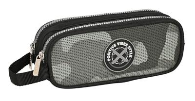 Schoolpennenzak Safta Stone Zwart 21 x 8 x 6 cm