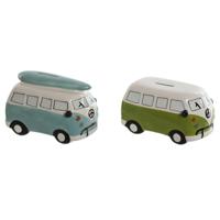 Spaarpot Home ESPRIT Dolomite Bus 16 x 10 x 11 cm (2 Stuks) - thumbnail