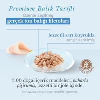 Schesir Kat van gelei, 85 g, tonijn en ricciola - thumbnail