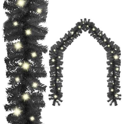 VidaXL Kerstslinger met led-lampjes 20 m zwart VidaXL Kerstslinger met led-lampjes 20 m zwart