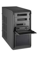 Chieftec LT-01B-350GPB Mini-tower PC-behuizing Zwart - thumbnail