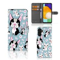 Samsung Galaxy A04s | Samsung Galaxy A13 5G | Telefoonhoesje | Met pasjeshouder | Hondjes - thumbnail